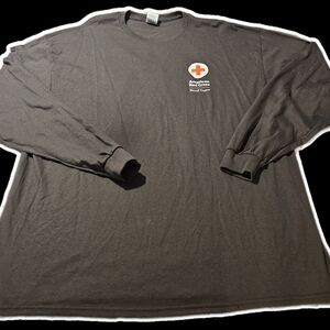 Delta Long Sleeve Tee - Dark Gray